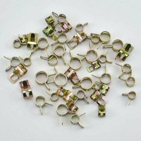 75PCS Clip à Ressort Tuyau Collier Serrage Durite Essence Serre-joints à Tuyaux Colliers De Clip à Ressort Tuyau Serrage 6mm, 7mm, 8mm, 9mm, 10mm 5 75PCS Clip à Ressort Tuyau Collier Serrage Durite Essence Serre-joints à Tuyaux Colliers De Clip à Ressort Tuyau Serrage 6mm, 7mm, 8mm, 9mm, 10mm – Image 5