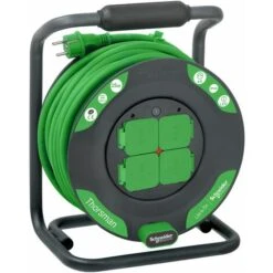 Schneider® Enrouleur Avance 4 Prises - Cable HO7 RNF 3G2,5 25M - IP44 IK08