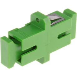Adaptateur Pour Fibre Optique, SC Vers SC Monomode Simplex, Vert ( Prix Pour 1 )
