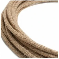 Fil électrique Tressé - 2x0.75mm2 - Sur Mesure - Effet Corde