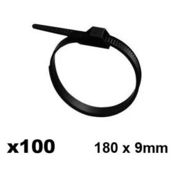 Lot De 100 Colliers 180mm X 9mm (COL942)