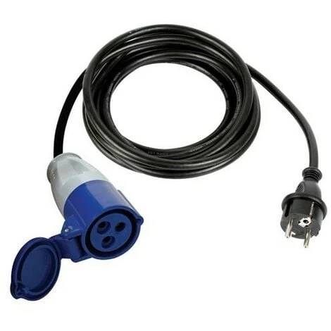 Perel CABLE ADAPTATEUR AVEC FICHE SCHUKO VERS PRISE CEE - 3 M ECEEC-3 RI9668 1 Perel CABLE ADAPTATEUR AVEC FICHE SCHUKO VERS PRISE CEE - 3 M ECEEC-3 RI9668