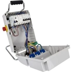 Coffret De Chantier Triphasé + Monophasé Pré-équipé Avec Arrêt D'urgence - Coffret Electrique NALTO -Goobayd Magasin 16996877 4