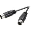 SpeaKa Professional SP-7870236 Connexion DIN Audio Câble De Raccordement [1x Diode Mâle 5 Pôles (DIN) - 1x Diode Mâle 5