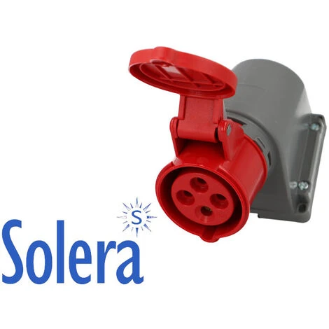 Socle Mural Femelle CEE Triphasé, 4 X 16A 2 Socle Mural Femelle CEE Triphasé, 4 X 16A – Image 2