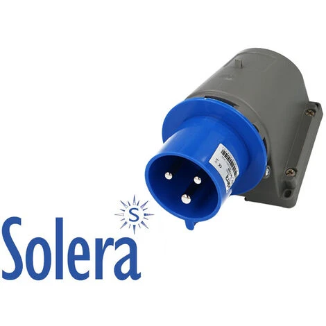 Socle Mâle CEE Monophasé, 3 X 32A, Coudé 2 Socle Mâle CEE Monophasé, 3 X 32A, Coudé – Image 2