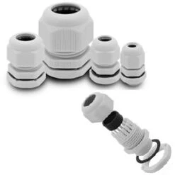 HP Presse étoupe Lot De 40 Pièces 10 En M12 + 10 En M16 + 10 En M20 Et 10 En M25