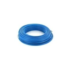 Fil HO7 V-U 2,5 Mm² Bleu Rigide Couronne De 100 M