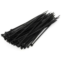 100 Colliers De Serrage. Serre-câbles Attache-câbles Noir 100 X 2,5 Mm