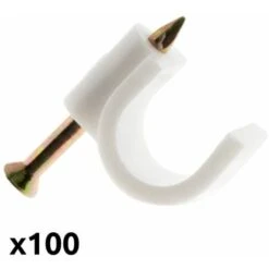 100 Attaches Ø10 Blanc - Zenitech -Goobayd Magasin 2010623 3