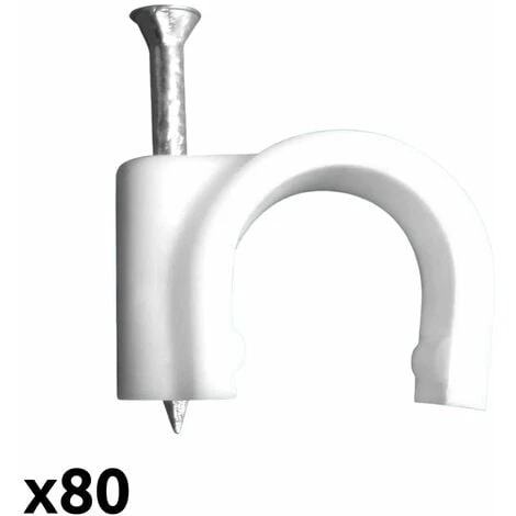 80 Attaches Ø16 Blanc - Zenitech 1 80 Attaches Ø16 Blanc - Zenitech