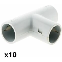 Lot De 10 Tés IRL Ø20mm Gris