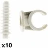 Lot De 10 Clips Ø16 Mm Avec Chevilles - Zenitech