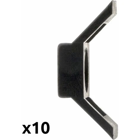 Lot De 10 Embases à Visser Noir - Zenitech 2 Lot De 10 Embases à Visser Noir - Zenitech – Image 2