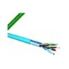 CÂBLE ETHERNET RIGIDE CAT6 F/UTP 4 PAIRES LSZH BLEU (100 MÈTRES)