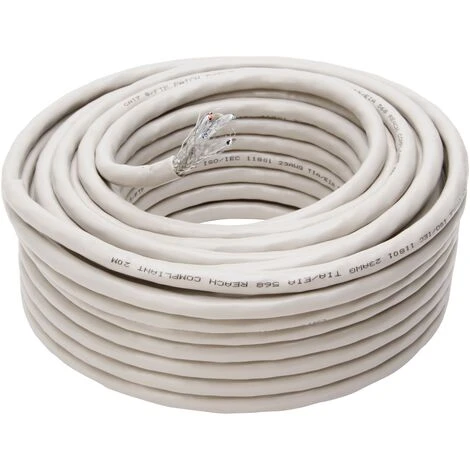 Câble Réseau Kopp CAT7-UTP 20m 1 Câble Réseau Kopp CAT7-UTP 20m