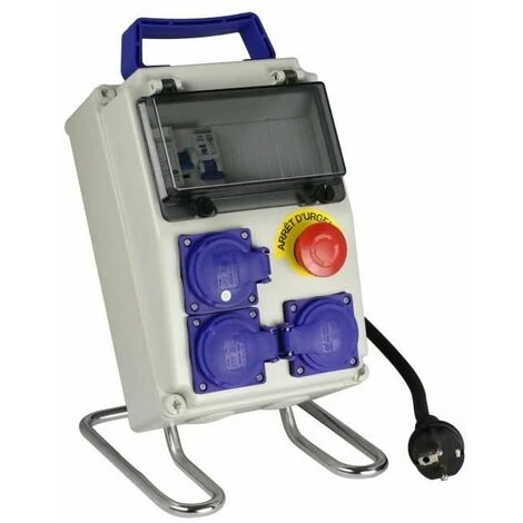 Zenitech 150254 Coffret 8 Modules IP54, Blanc/Bleu 2 Zenitech 150254 Coffret 8 Modules IP54, Blanc/Bleu – Image 2