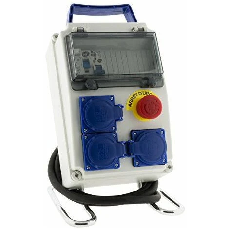 Zenitech 150254 Coffret 8 Modules IP54, Blanc/Bleu 3 Zenitech 150254 Coffret 8 Modules IP54, Blanc/Bleu – Image 3