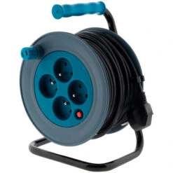 Enrouleur Ménager 15m 3G1 Mm² - Bleu - Zenitech -Goobayd Magasin 3084828 3