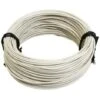 Rouleau 5m Fil électrique 0,5mm² Cuivre Blanc Câble Souple Faisceau
