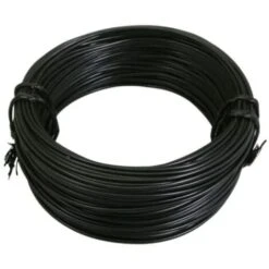 Rouleau 5m Fil électrique 0,5mm² Cuivre Noir Câble Souple Faisceau