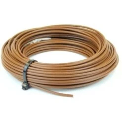 Rouleau 5m Fil électrique 0,75mm² Cuivre Marron Câble Souple Faisceau