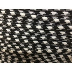 Fil électrique Tissé Fresque Triangulaire Blanc/noir Vintage Look Retro En Tissu -Goobayd Magasin 3356486 3