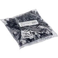 EMBASE A CHEVILLE POUR COLLIER 9 MM NOIR SACHET DE 100