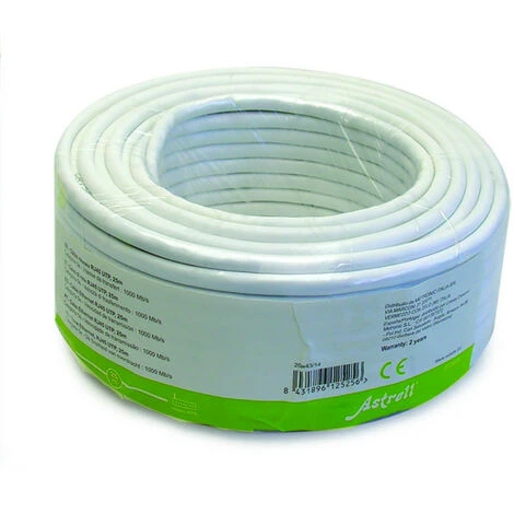 Câble Ethernet RJ45 CAT 5e Mâle/mâle - UTP 25 M 1 Câble Ethernet RJ45 CAT 5e Mâle/mâle - UTP 25 M