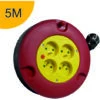 Enrouleur 5m H05VV-F 3G1.5 - 4 Prises 16A - Garantie 2 Ans