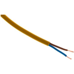 Câble D'alimentation électrique HO3VVH2-F 2x 0,75 Or - 10m