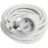 PROLONGATEUR 2P+T 16A 3G1,5 MM HO5VV-F 5M BLANC