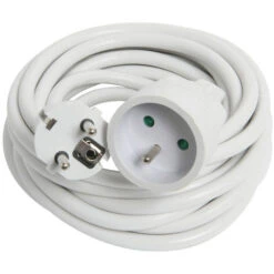 PROLONGATEUR 2P+T 16A 3G1,5 MM HO5VV-F 5M BLANC