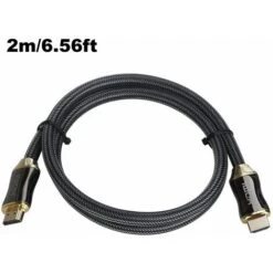 BLEOSAN Câble HDMI 4K 2M - Câble Hdmi 2.0 Professionnel En Nylon Tressé Ultra HD 2160p 4K 3D Full HD -Goobayd Magasin 43458385 3
