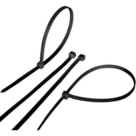 Collier Rapide Noir Lot De 100 Colliers 100 X 2,5 Mm 4 Collier Rapide Noir Lot De 100 Colliers 100 X 2,5 Mm – Image 4