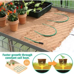 Cordon D'alimentation Enfichable 220 V UE Cable étanche Chauffant Autorégulant Pour Conduite D'eau Protection Contre Le Gel, Chauffage Pour Animaux De Compagnie Reptiles -Goobayd Magasin 48783664 3