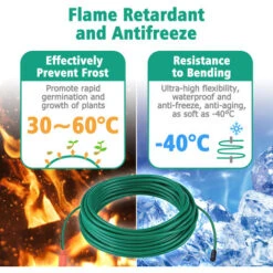 Cordon D'alimentation Enfichable 220 V UE Cable étanche Chauffant Autorégulant Pour Conduite D'eau Protection Contre Le Gel, Chauffage Pour Animaux De Compagnie Reptiles -Goobayd Magasin 48783664 4