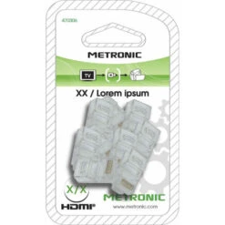 Fiche (lot De 10) RJ45 Mâle à Sertir Contacts Dorés -Goobayd Magasin 5068133 2