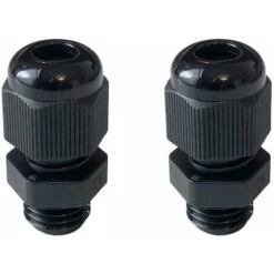 2x Presse étoupe Noir M20 Pour Câble Diamètre 5mm - 9mm Modèle 2