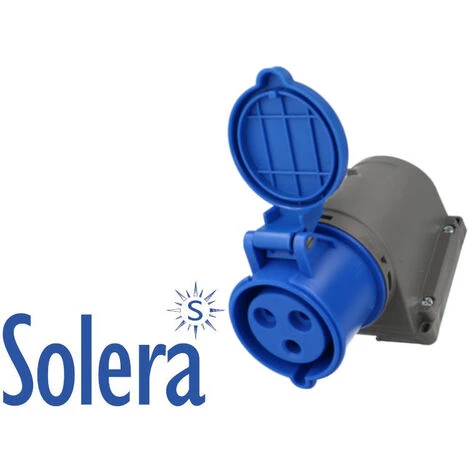 Socle Mural Femelle CEE Monophasée, 3 X 32A 2 Socle Mural Femelle CEE Monophasée, 3 X 32A – Image 2