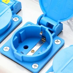 Randaco Coffret De Chantier 2 X CEE 400V / 16A + 4 X 230V Schuko IP44 5 Pôles Avec Câble Pour Les Chantiers De Construction -Goobayd Magasin 56393514 3