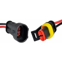Fiche Etanche, Électrique Prise Mâle Et Femelle, AWG Connecteur Etanche Electrique (2 Broches Avec Fil × 10 Kits) -Goobayd Magasin 57756079 4