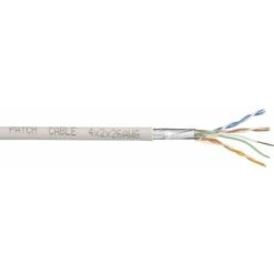 Câble Réseau CAT 6 SF/UTP TRU COMPONENTS CAT 6/CCA 1567181 4 X 2 X 0.27 Mm² Blanc 25 M