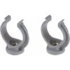 2x Collier Lyre Diamètre 40mm Fixation Tube Tuyau Plomberie PVC Support