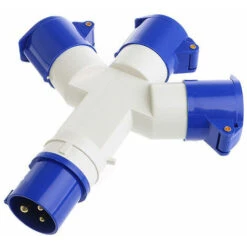 Adaptateur 3 Prises Couvercle Fiche à 3 Pôles 16A 220V Industriel IP44 – Multiprise Caravanes/Camping-Cars/Bateau, Chantier, Connecteur Prises De Courant Industriel Répartiteur 7 Adaptateur 3 Prises Couvercle Fiche à 3 Pôles 16A 220V Industriel IP44 – Multiprise Caravanes/Camping-Cars/Bateau, Chantier, Connecteur Prises De Courant Industriel Répartiteur -Goobayd Magasin 60935535 3