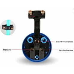 Adaptateur 3 Prises Couvercle Fiche à 3 Pôles 16A 220V Industriel IP44 – Multiprise Caravanes/Camping-Cars/Bateau, Chantier, Connecteur Prises De Courant Industriel Répartiteur 9 Adaptateur 3 Prises Couvercle Fiche à 3 Pôles 16A 220V Industriel IP44 – Multiprise Caravanes/Camping-Cars/Bateau, Chantier, Connecteur Prises De Courant Industriel Répartiteur -Goobayd Magasin 60935535 5