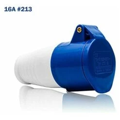 1pc IP44 Prise Industrielle Connhésion Prise CEE 240V 16Ampères 213 3 Broches Femelle Prise Pour Caravane Roulotte De Camping Industriel