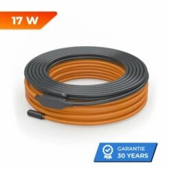 Câble Chauffant Pour Chape Béton 17 W/m" "12 M