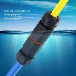 Fil électrique étanche, Connecteur De Câble Extérieur Pour Boîte De Jonction étanche, 10PCS IP68 Connecteur De Câble électrique étanche Pour Connecteur 3 Broches Prise De Courant Extérieure -Goobayd Magasin 67474468 4