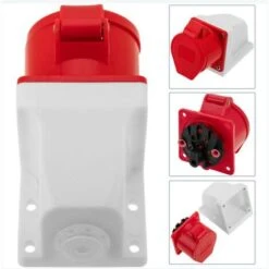 Prise Industrielle CEE Prise Femelle 3P+T+N 16A 415V IP44 IEC-60309 De Surface -Goobayd Magasin 68903425 5